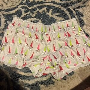 Christmas pj shorts